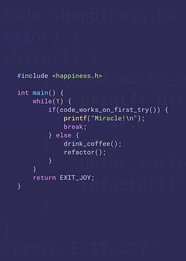 C Code for Happiness