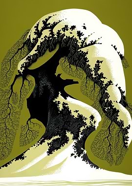 Abstract Tree Illustration