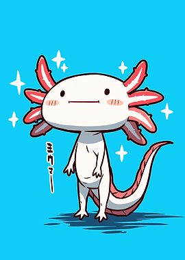 Cute Axolotl Illustration