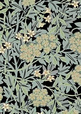Art Nouveau Floral Pattern