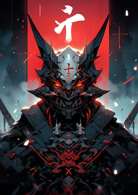 Cybernetic Samurai Demon