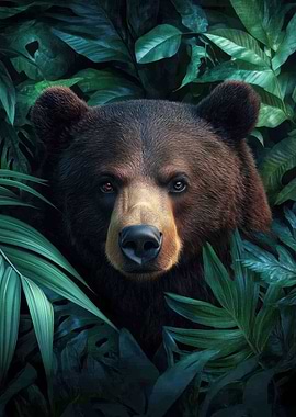 Bear in Lush Foliage