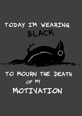 Today I'm wearing black