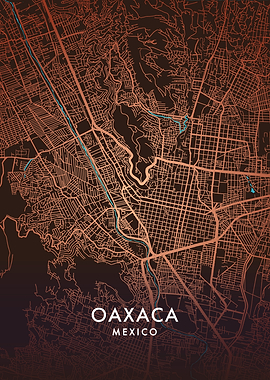 Oaxaca City Map