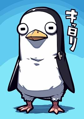 Cute Penguin Illustration