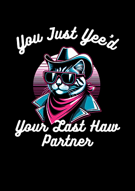 Yeehaw Cat Cowboy