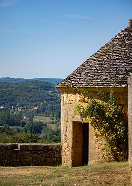 Stone Building with View