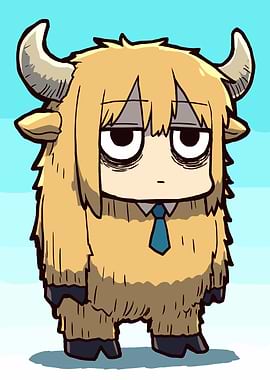 Tired Yak in Suit