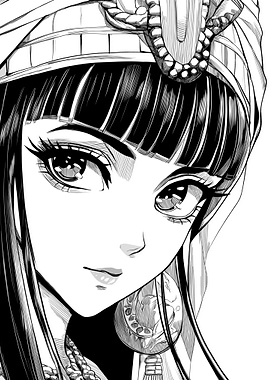 Anime Egyptian Woman