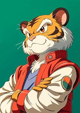 Tiger Character Illustration