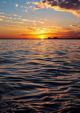 Sunset Over Water