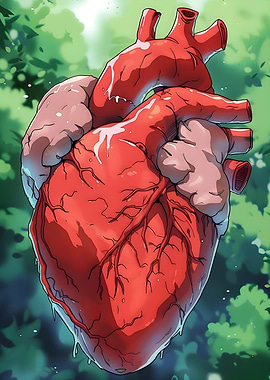 Anatomical Heart Illustration