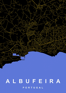 Albufeira Portugal Map