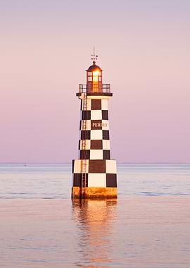 Lighthouse at Sunset