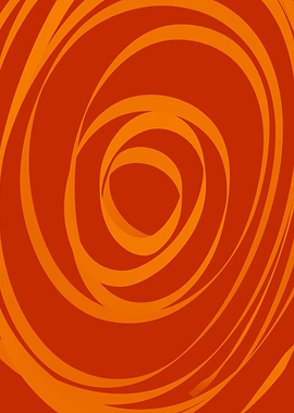 Abstract Orange Swirls