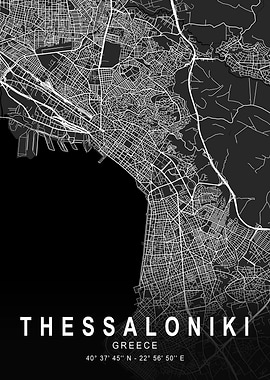 Thessaloniki Dark Map
