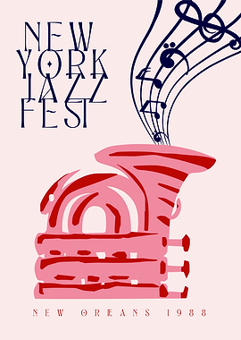 New York Jazz Fest Poster