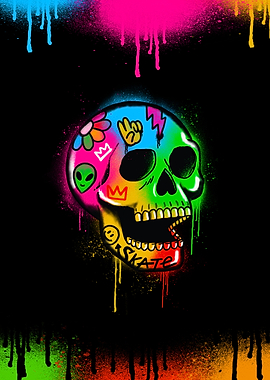 Skull Graffiti