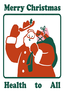 Santa Claus Christmas Greeting