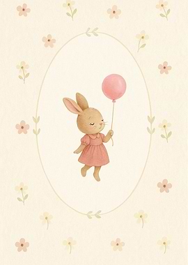 Bunny with Balloon