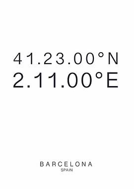 Barcelona Coordinates