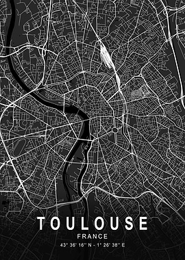 Toulouse Dark Map