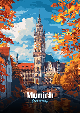 Munich Cityscape Painting