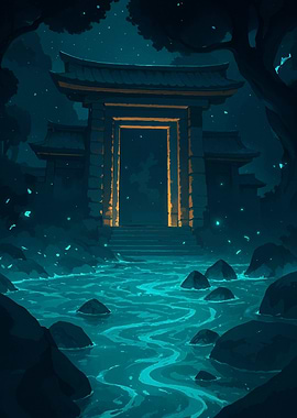 Mystical Japanese Gate