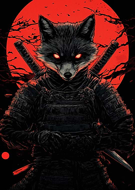 Fox Samurai Warrior