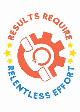 Results Require Relentless Effort Logo