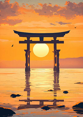 Torii Gate Sunset
