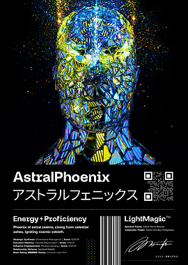 Astral Phoenix Digital Art