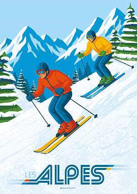 The Alps mountains - Winter sports