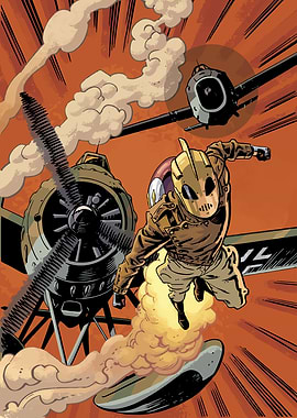 The Phantom Eagle in Flight Rocketeer