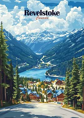 Revelstoke, Canada Mountain View