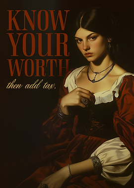 Know Your Worth, then add tax.