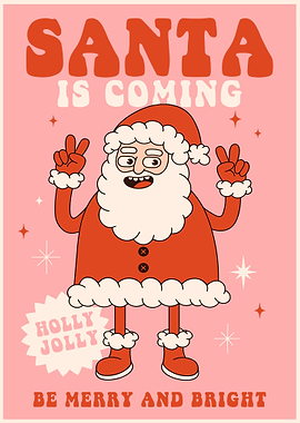 Santa Claus Christmas Poster