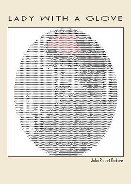 Lady With a Glove (Ascii art)