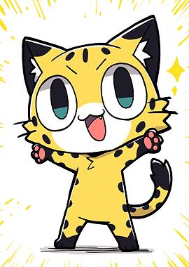 Cute Cheetah Cartoon