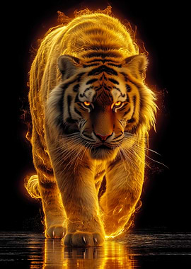 Fiery Alpha Tiger