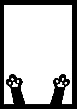 Cat Paw Print Frame