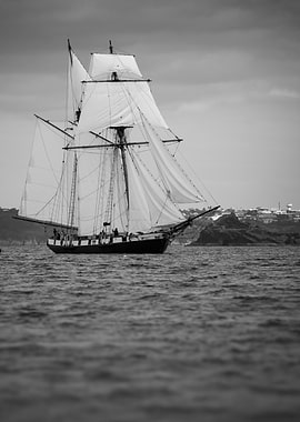 Sailing Ship on the Water