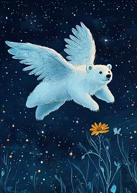 Flying Polar Bear