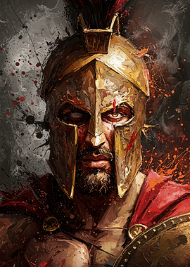 Spartan Warrior Portrait