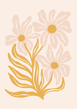 Earthy pastel flowers