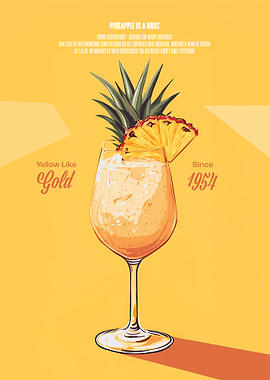Full Pineapple Cocktail