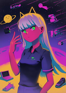 Cyberpunk Anime Girl