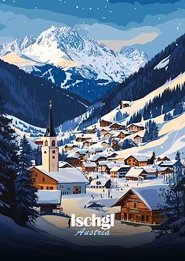 Ischgl Austria Winter Village