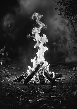 Campfire in the Dark