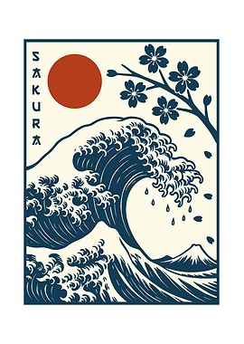 Japanese Wave Art Print